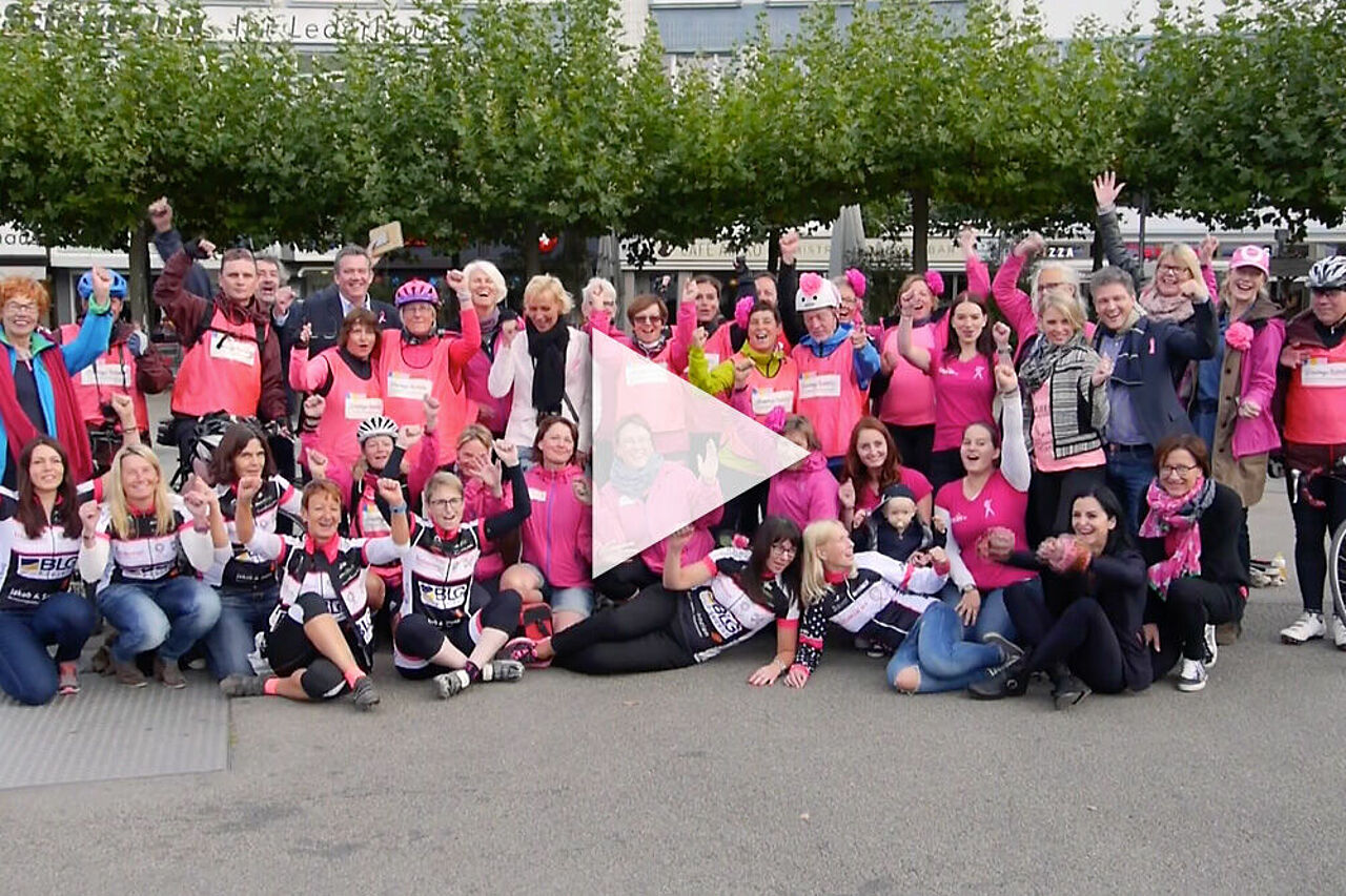 Pink Ribbon Deutschland Radtour Finale in Kassel 2016