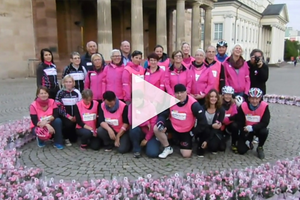 Video der Pink Ribbon Radtour 2015